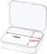 12Pcs Mini Plastic Storage Containers Box with Lid, 3.5x2.4 Inches Clear Rectangle Box for Collecting Small Items, Beads, Game Pieces, Business Cards, Crafts Accessories